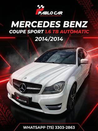 MERCEDES-BENZ C 180 1.6 CGI COUPE 16V TURBO GASOLINA 2P AUTOMÁTICO